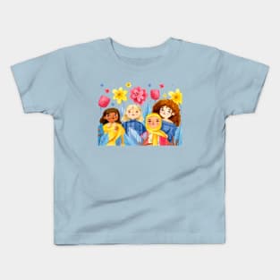 International Woman day Watercolor Kids T-Shirt